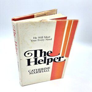 The Helper CATHERINE MARSHALL 1978 HBDJ Book About Holy Spirit